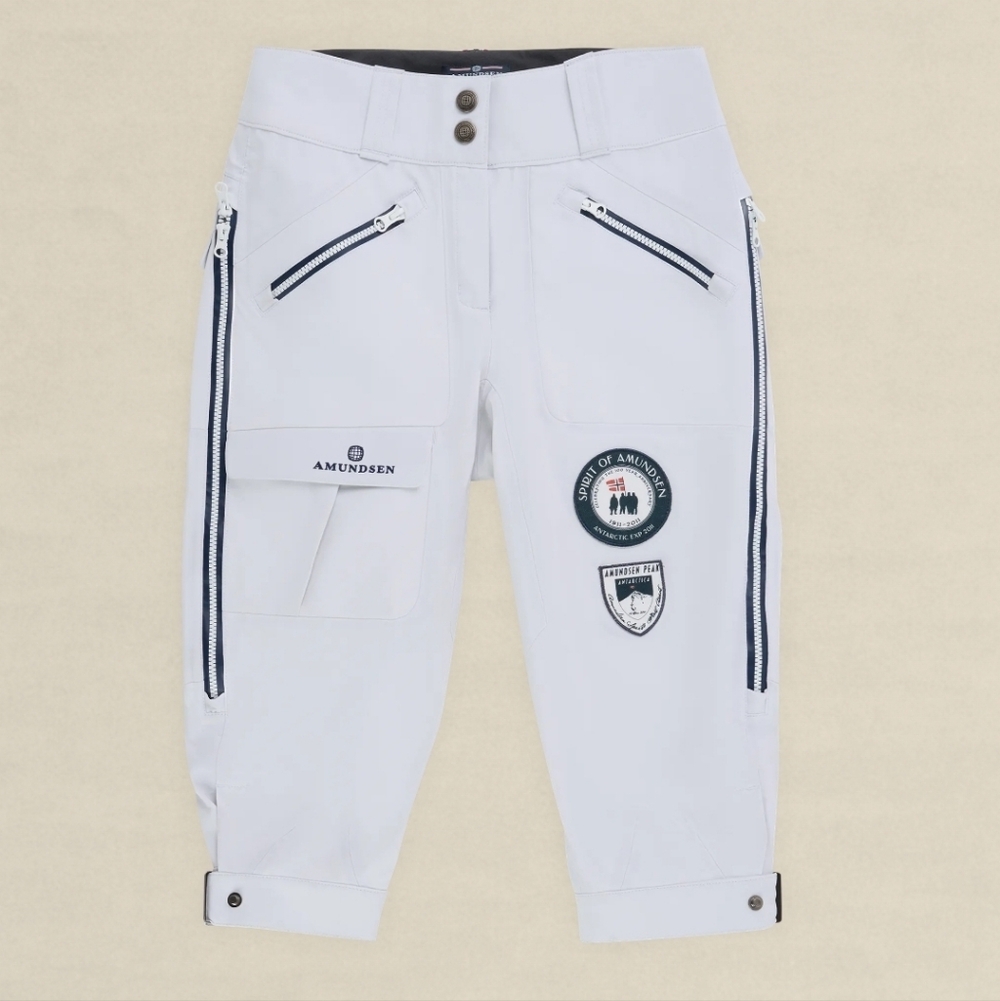 New - Amundsen Peak Knickerbocker Pant - White - Womens M
